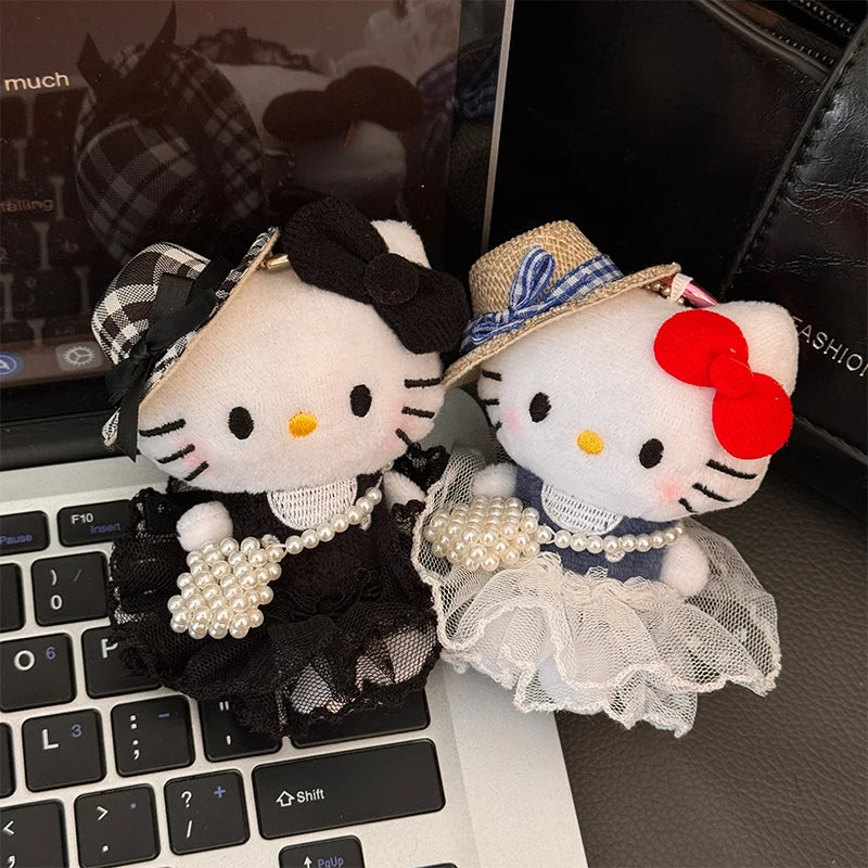 Plush Hello Kitty Keychain — Porte-clés Hello Kitty Kawaii