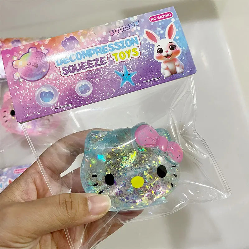 Hello Kitty Squishy — Anti-Stress Glitzer Kawaii