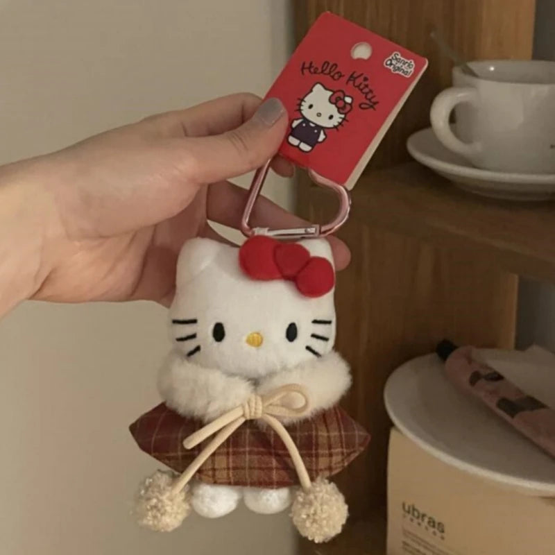 Plush Hello Kitty Keychain — Porte-clés Hello Kitty Kawaii