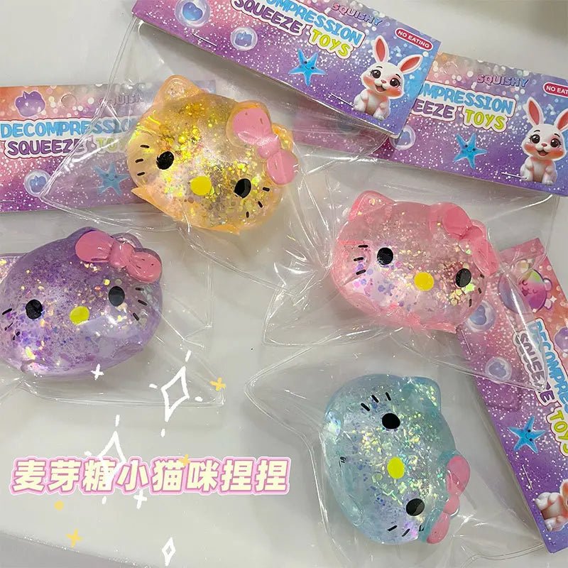 Hello Kitty Squishy — Anti-Stress Glitzer Kawaii