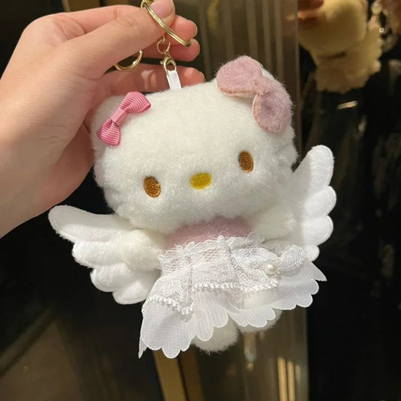 Plush Hello Kitty Keychain — Porte-clés Hello Kitty Kawaii
