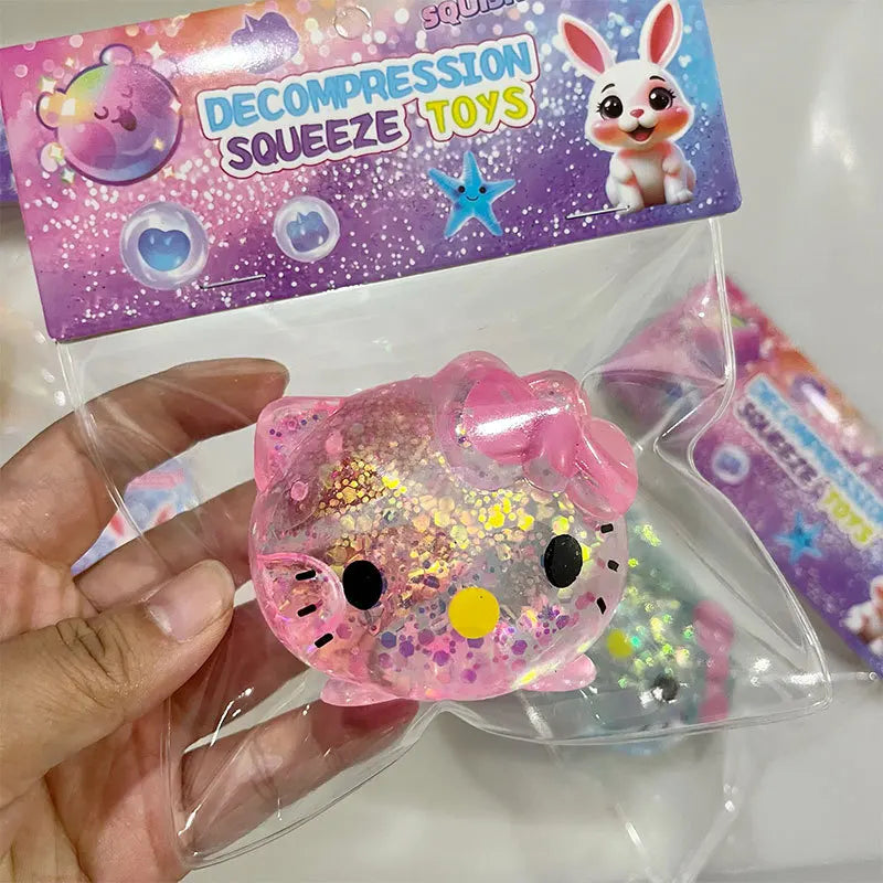 Hello Kitty Squishy — Anti-Stress Glitzer Kawaii