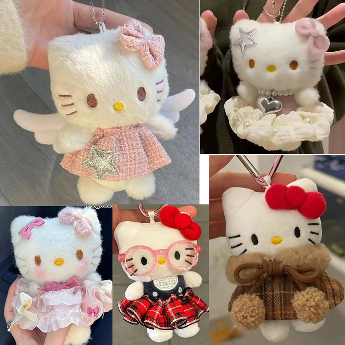 Plüsch-Hello-Kitty-Schlüsselanhänger — Kawaii Hello Kitty Schlüsselanhänger
