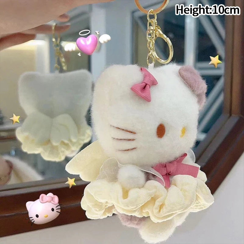 Plush Hello Kitty Keychain — Porte-clés Hello Kitty Kawaii