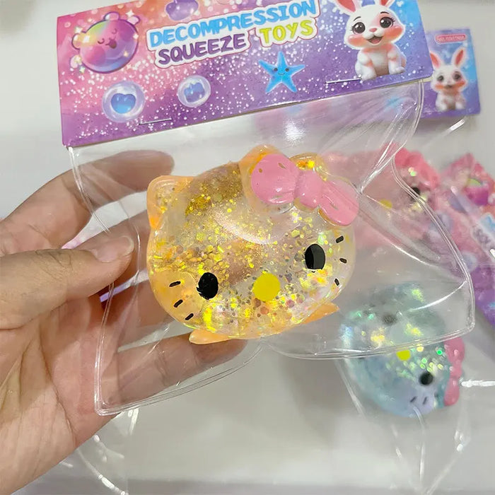 Hello Kitty Squishy — Anti-Stress Glitzer Kawaii