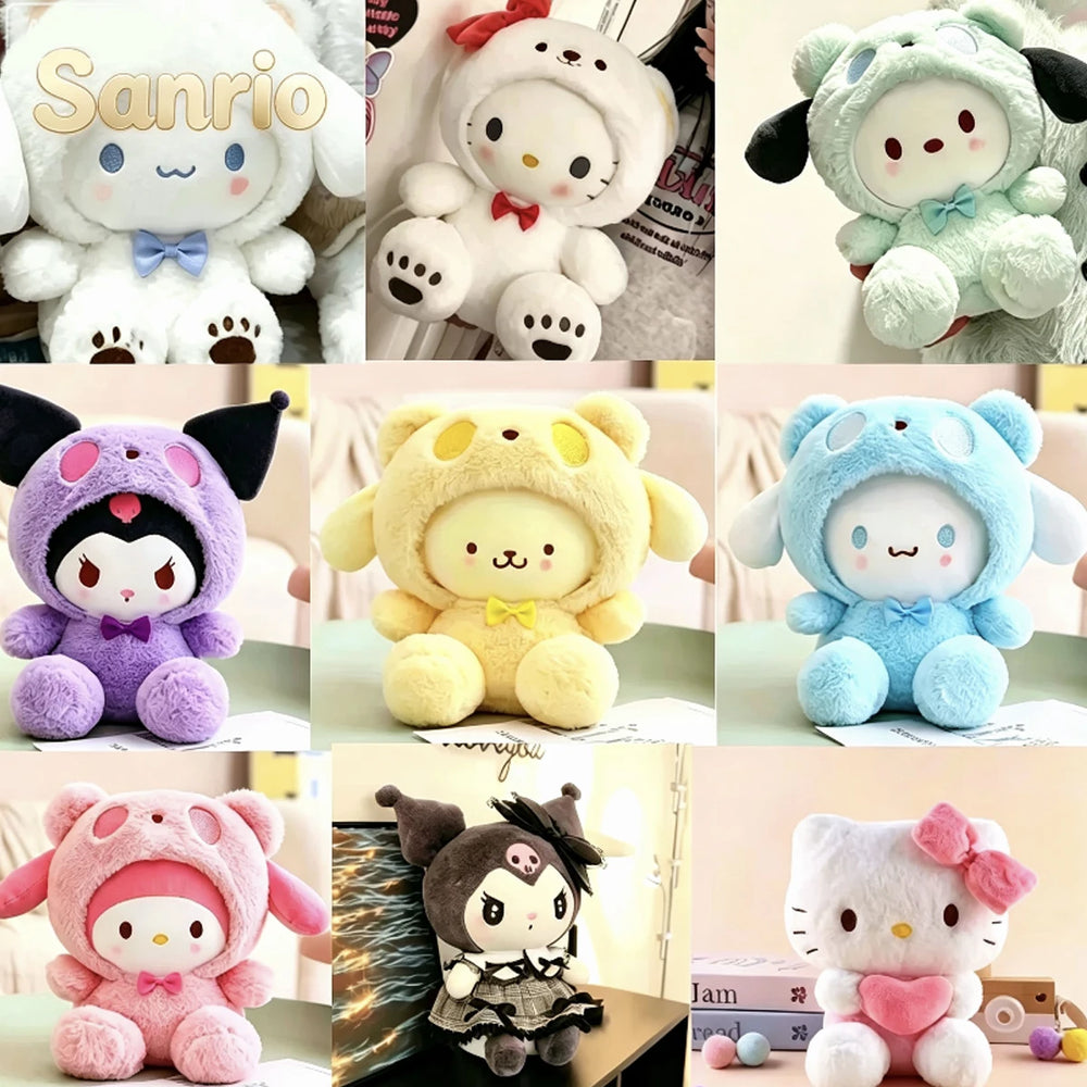 Sanrio Plush — Peluche Hello Kitty Kuromi My Melody Kawaii