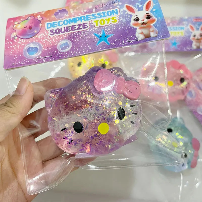 Hello Kitty Squishy — Anti-Stress Glitzer Kawaii