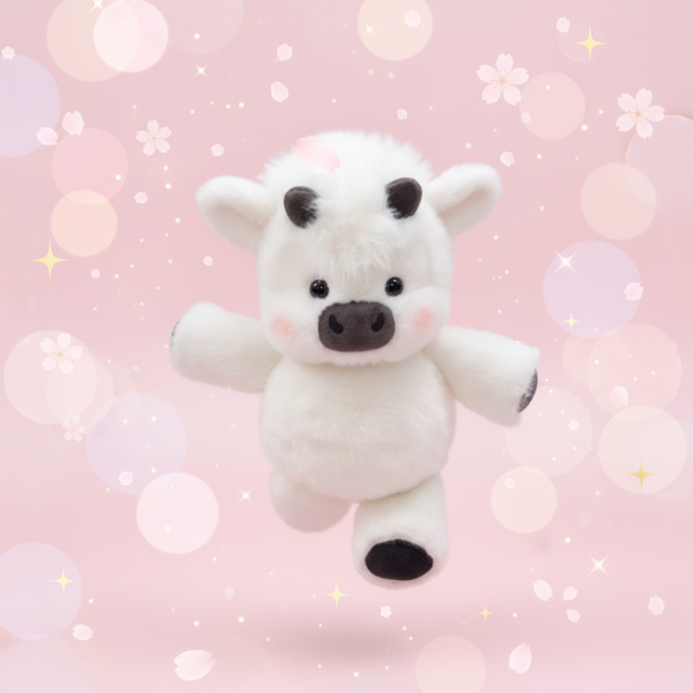 MochiMoo Kalb Plüschtier — Kawaii Kalb Plüschtier 45 cm